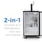 Commercial Cool 6 Cubic Feet cu. ft. Single Tap Freestanding Kegerator with Adjustable Temperature CCBD10HB - alternate 3